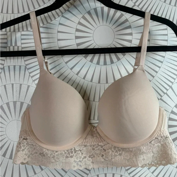 Aerie Women’s Cream Demi Bra with‎ Lace Size 38B - Picture 1 of 6